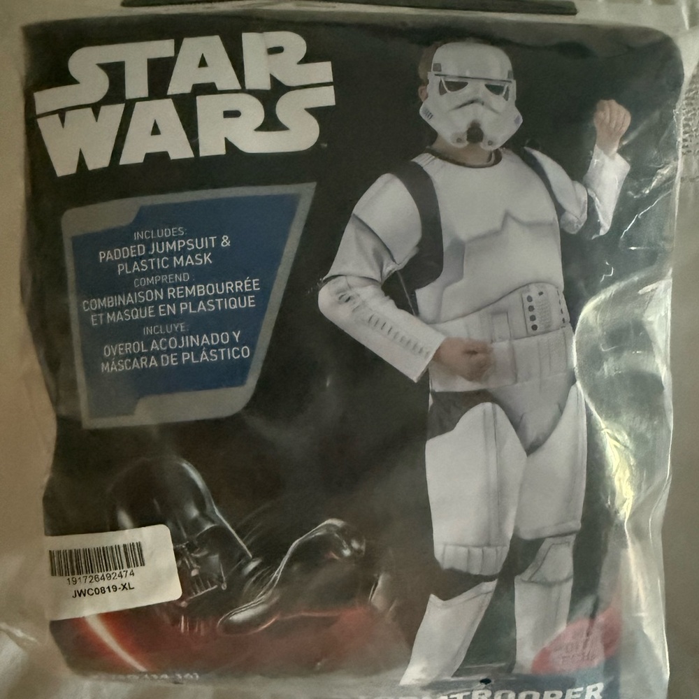 Star Wars Kids Stormtrooper Costume - Black and White